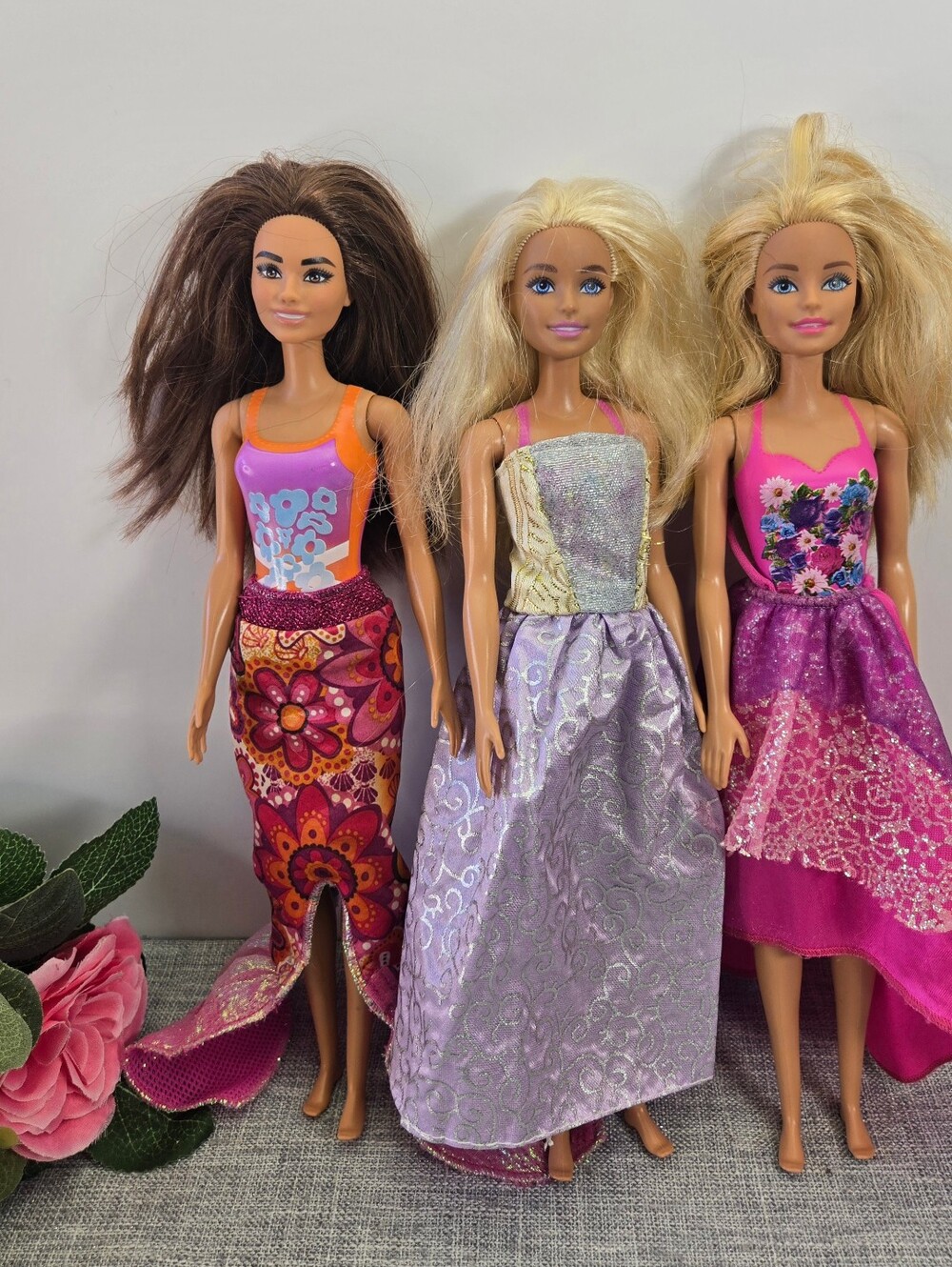Vintage Beach Barbie Doll Lot Of 3 Mattel 2000's